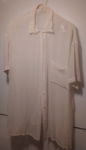 Seide bluse crêpe - bluse, •