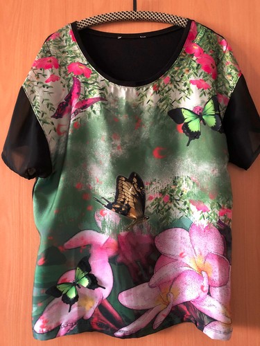 Sommershirt schmetterlinge - sommershirt,