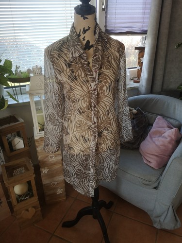 Bluse benotti transparent - gr,