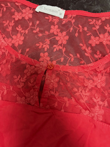 Bershka damen bluse rot blumen - bershka,