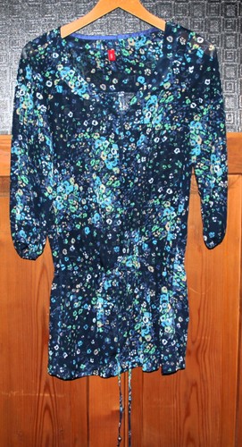 Blaue longbluse bluse von - blaue, longbluse,