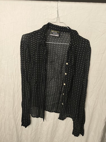 Bluse transparent schwarz - transparent,