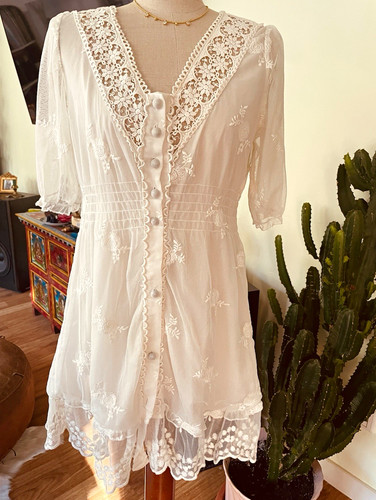 Damen tunika bluse weiß - damen,
