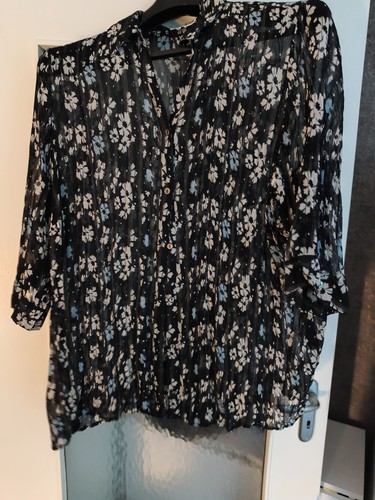 Bluse transparent ulla popken - bluse,