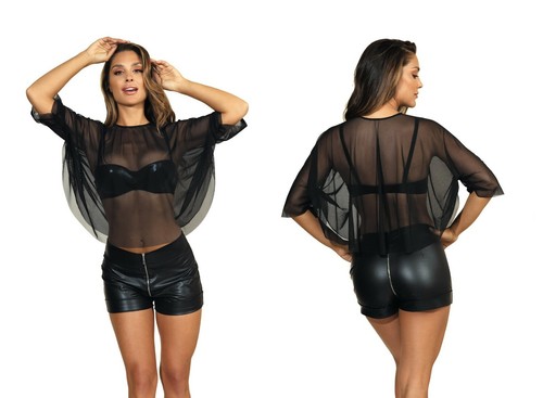 Axami bluse transparent - ,