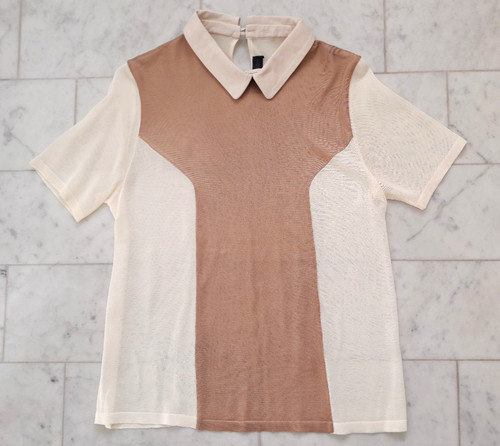 Trussardi damenbluse ivory - damenbluse,