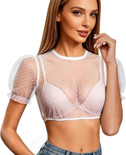 Dirndlbluse transparent mit - dirndlbluse,