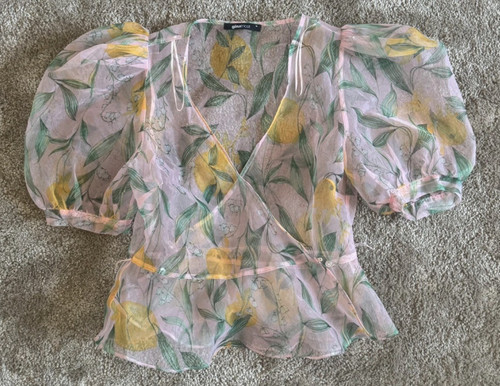 Damen bluse kurzarm - damen, puffärmel