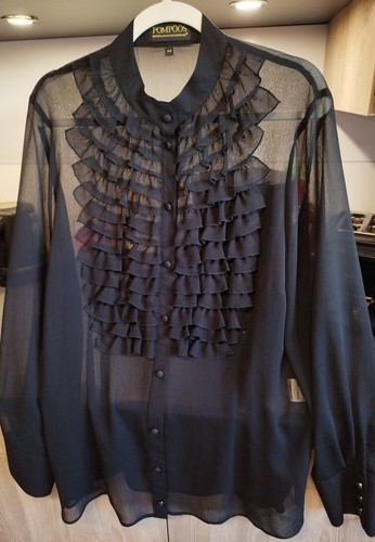 Pompöös damen chiffon bluse - pompÖÖs,