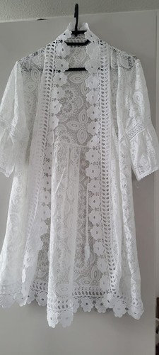 Damen tunika bluse spitze - tunika,