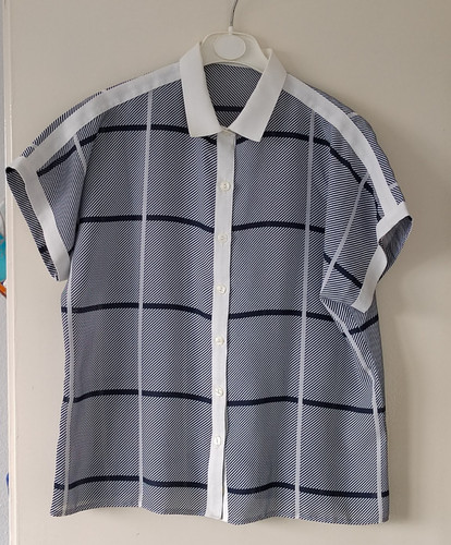 Vintage kurzarm damen bluse - vintage,