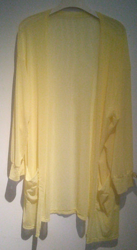 Gelbe blusenjacke transparent - blusenjacke,