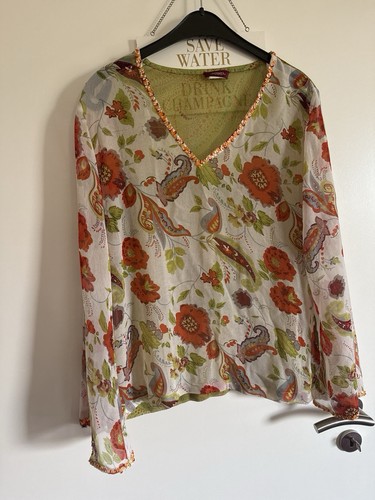 Conley bluse transparent mit - conley's,