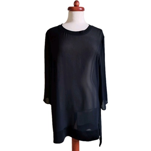 Dkny damen bluse schwarz - bluse,