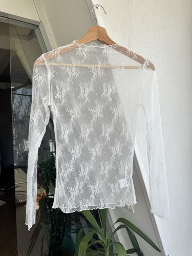 Weißes oberteil bluse - oberteil, spitze